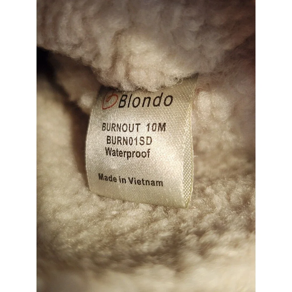 Sz 10 - Blondo Waterproof Brown Suede Boot